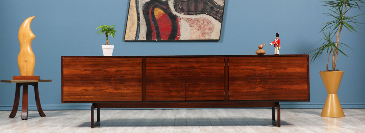 Arne Hovmand Olsen Rosewood Credenza for Mogens Kold