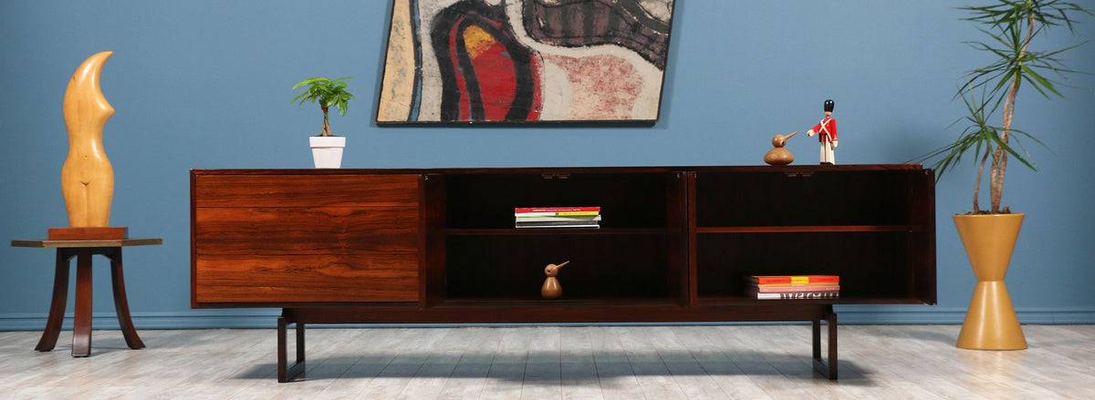 Arne Hovmand Olsen Rosewood Credenza for Mogens Kold