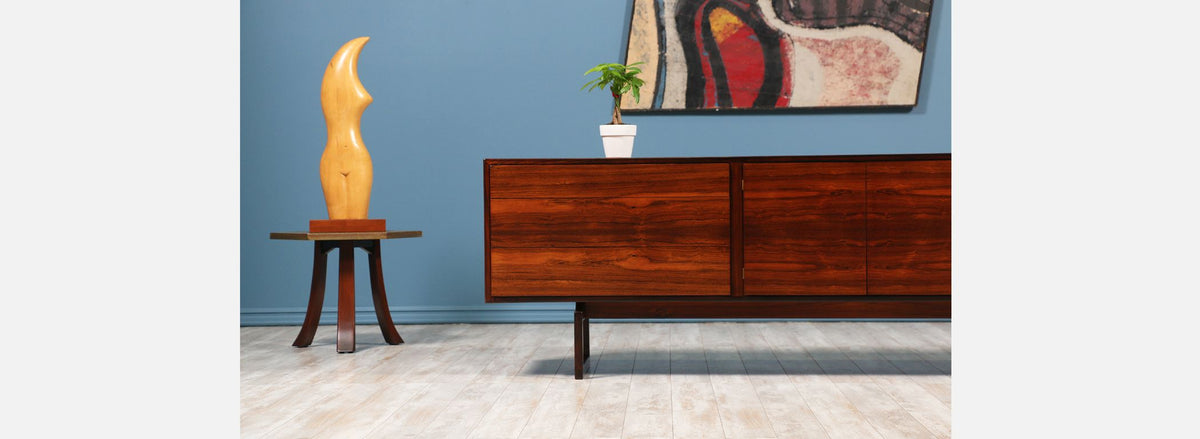 Arne Hovmand Olsen Rosewood Credenza for Mogens Kold