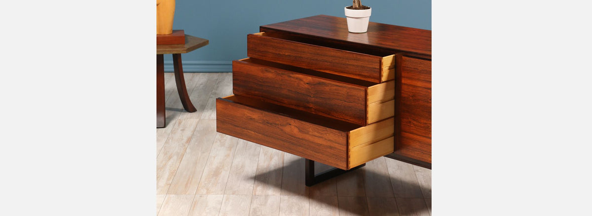 Arne Hovmand Olsen Rosewood Credenza for Mogens Kold