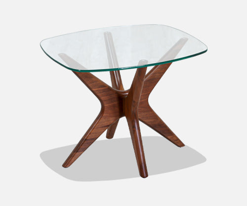 Adrian Pearsall Sculpted Walnut "Jax" Side Table for Craft Associates