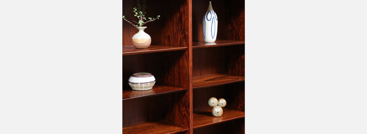 Carlo Jensen Danish Modern Bookshelf in Brazilian Rosewood