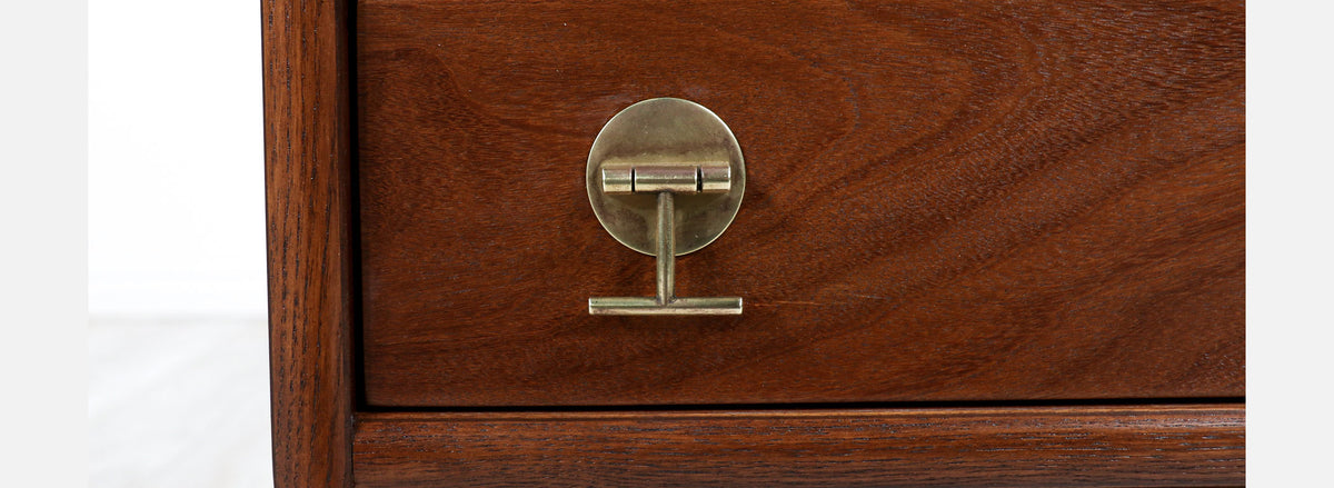 Mid-Century Modern Sculpted Night Stands by Stanley Furniture