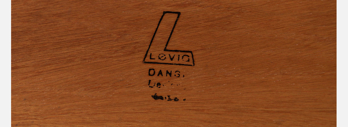 Danish Modern Flip-Top Partners Teak Desk by Peter Løvig Nielsen