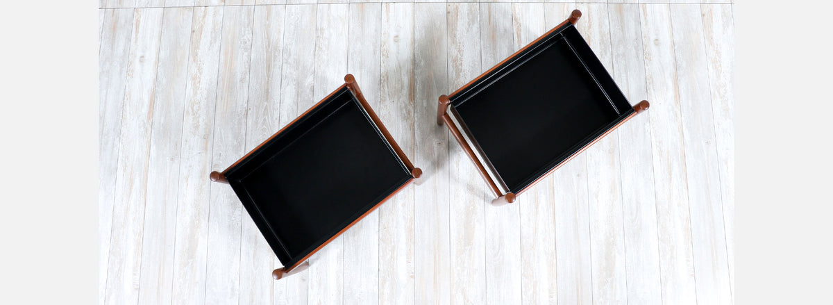 Hugo Frandsen Floating Teak Planters for Spøttrup Stolefabrik 