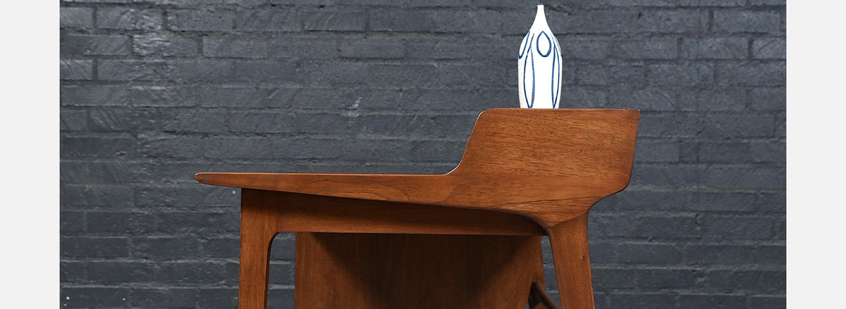 John Van Koert "Profile" Model-K80 Executive Desk w/ Leather Top for Drexel