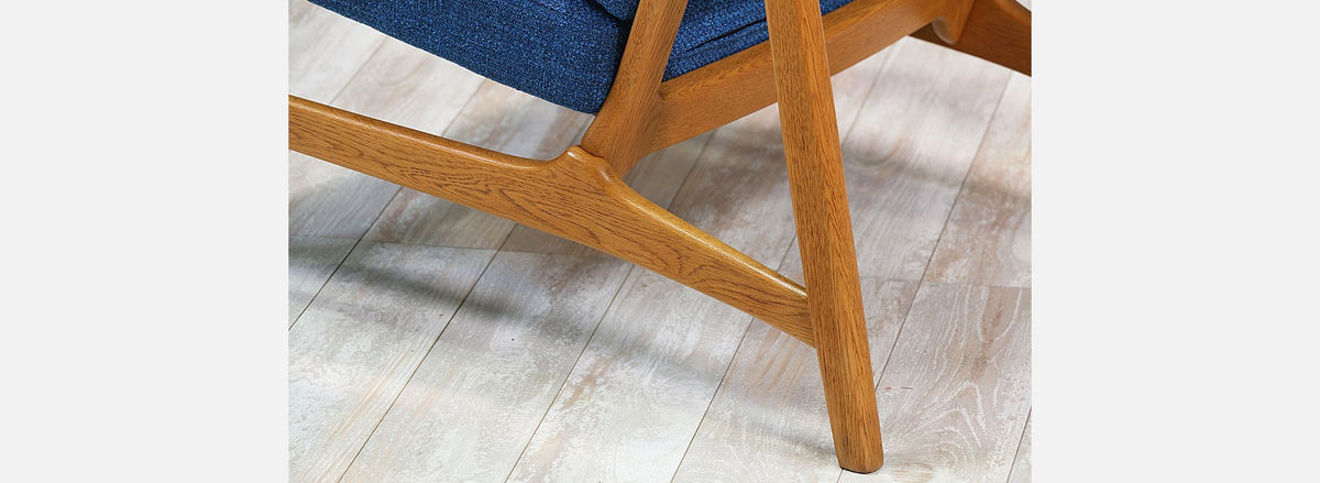 Tove & Edvard Kindt-Larsen Teak Lounge Chair for France & Daverkosen
