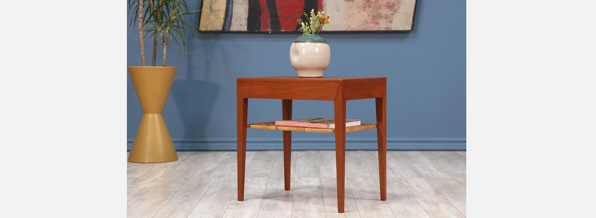 Severin Hansen Teak Night Stands for Haslev Møbelsnedkeri