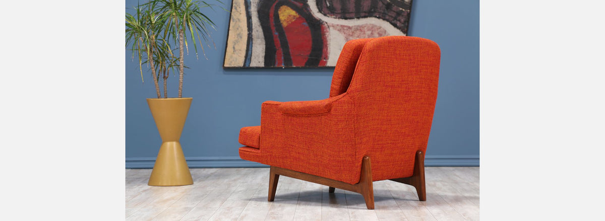 Roger Sprunger Model #484 Easy Lounge Chairs for Dunbar