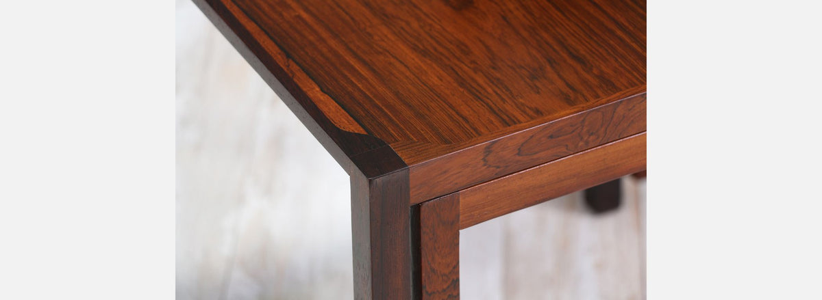 Danish Modern Rosewood Nesting Tables by Mogens Kold
