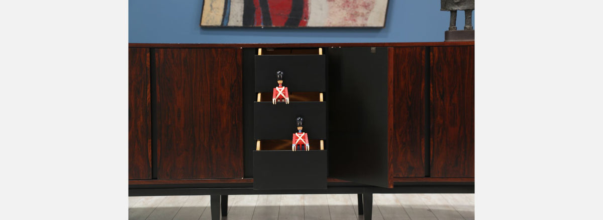 Mid Century Modern Brazilian Rosewood Credenza