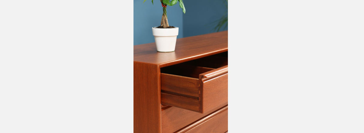 Pair of Norwegian Modern Teak Chest by Westnofa