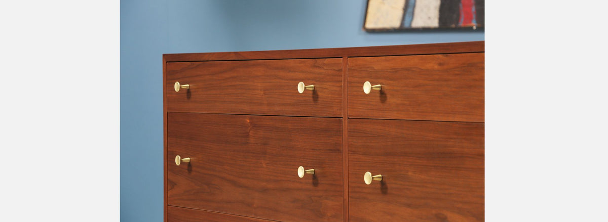 Milo Baughman 6-Drawer Walnut Dresser for Glenn of California 2