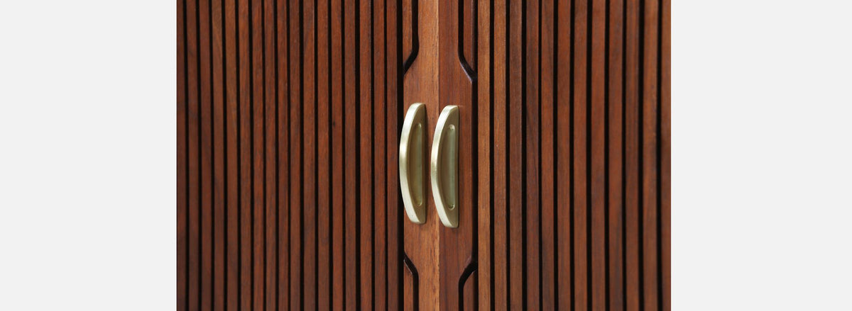 Kipp Stewart & Stewart McDougall "Declaration" Tambour-Door Credenza for Drexel