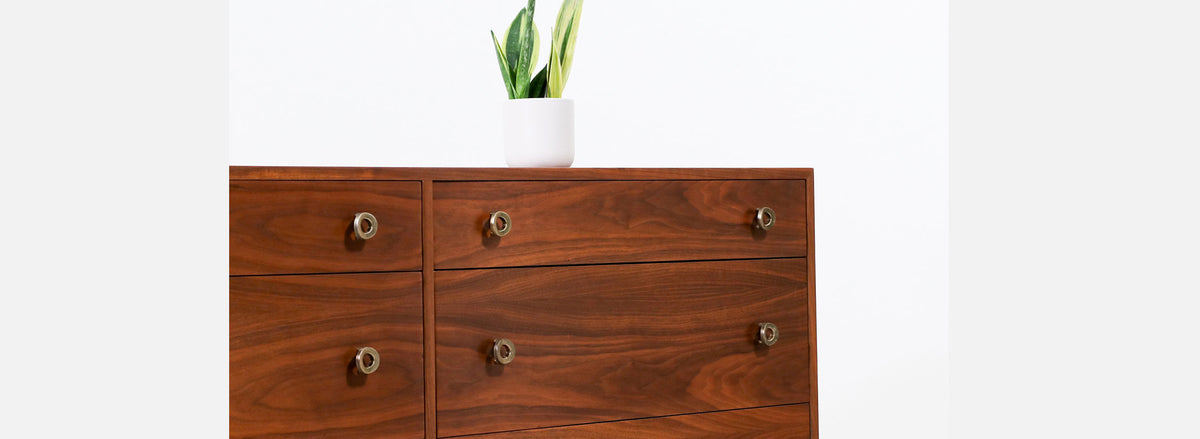 California Modern Walnut Dresser by Greta M. Grossman for Glenn of California