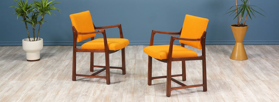 Edward J. Wormley Easy Lounge Chairs for Dunbar