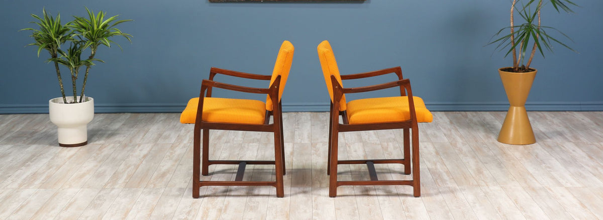 Edward J. Wormley Easy Lounge Chairs for Dunbar