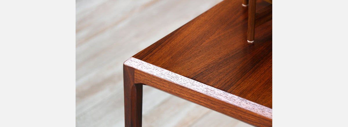 Johannes Andersen Rosewood Nesting Tables for CFC Silkeborg