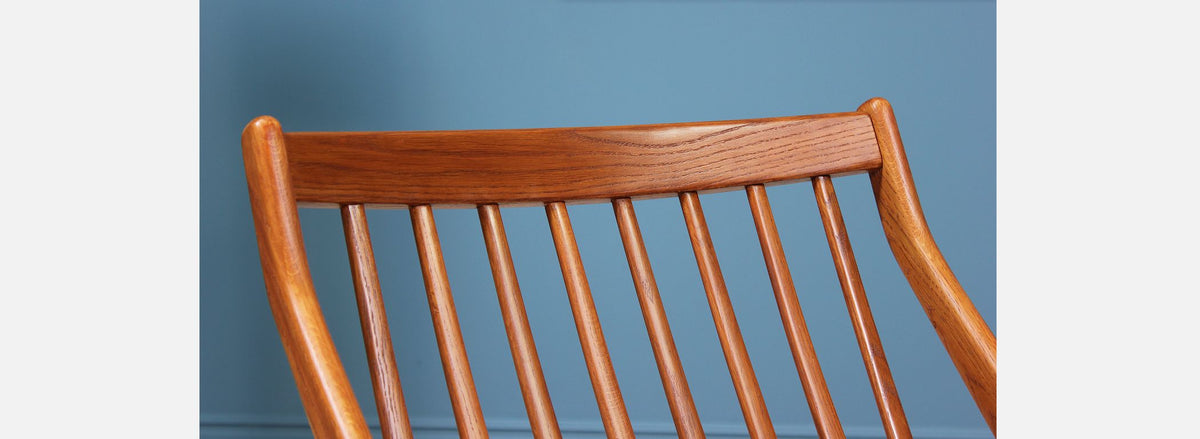Folke Ohlsson “Scissor” Teak Lounge Chair for Dux 