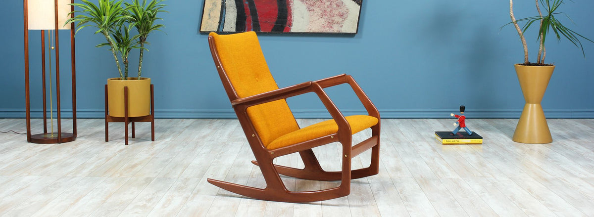 Georg Jensen Model-100 Rocking Chair for Kubus Møbler