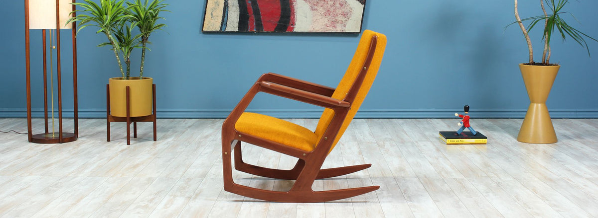 Georg Jensen Model-100 Rocking Chair for Kubus Møbler