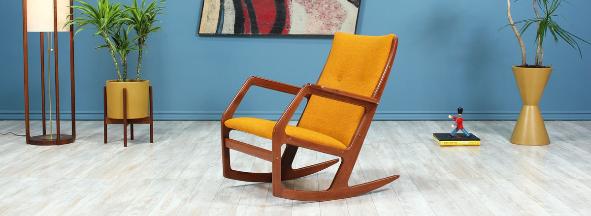 Georg Jensen Model-100 Rocking Chair for Kubus Møbler