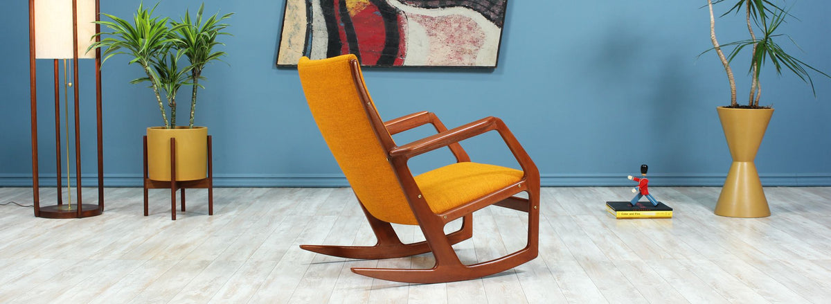 Georg Jensen Model-100 Rocking Chair for Kubus Møbler