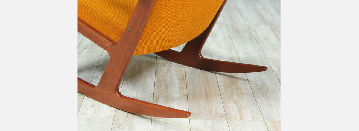 Georg Jensen Model-100 Rocking Chair for Kubus Møbler
