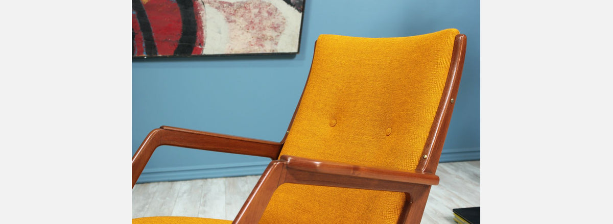 Georg Jensen Model-100 Rocking Chair for Kubus Møbler