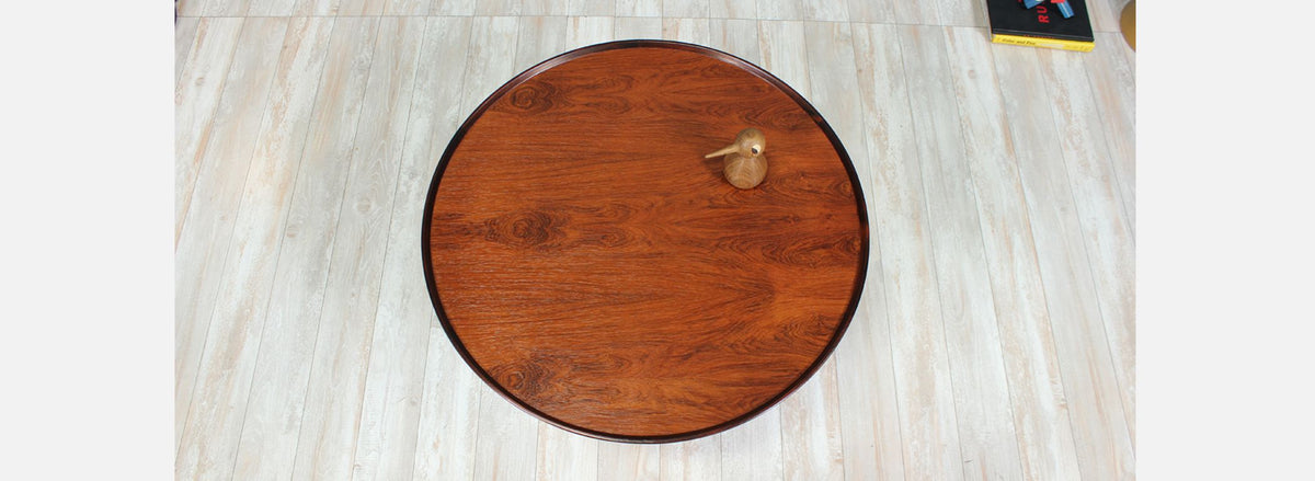 Poul Hundevad Rosewood Side Table for Vamdrup Stolefabrik