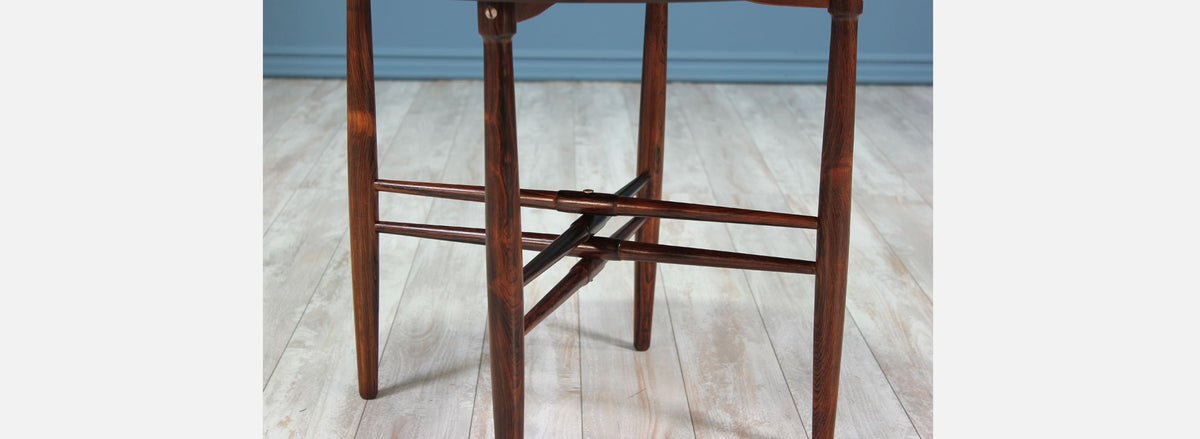 Poul Hundevad Rosewood Side Table for Vamdrup Stolefabrik