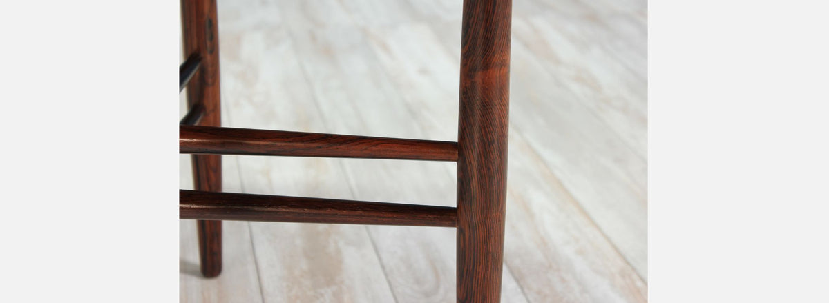 Poul Hundevad Rosewood Side Table for Vamdrup Stolefabrik