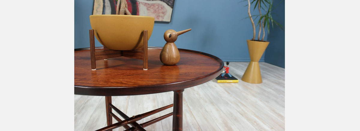 Poul Hundevad Rosewood Side Table for Vamdrup Stolefabrik