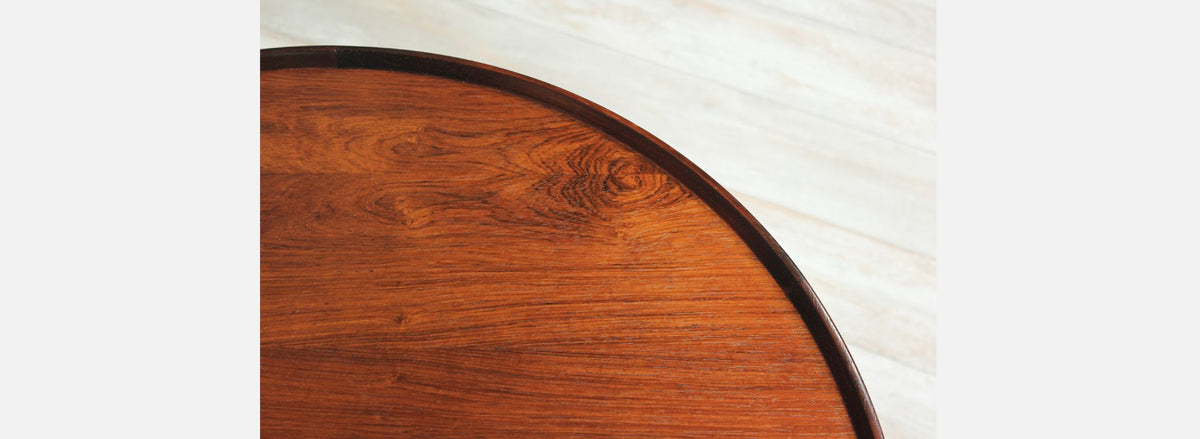 Poul Hundevad Rosewood Side Table for Vamdrup Stolefabrik