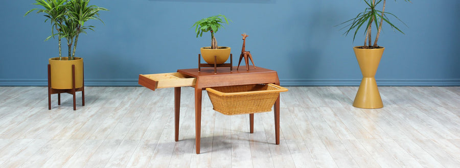 Werner Fredriksen Sewing Table for Eric Gustavssons Möbelfabrik 