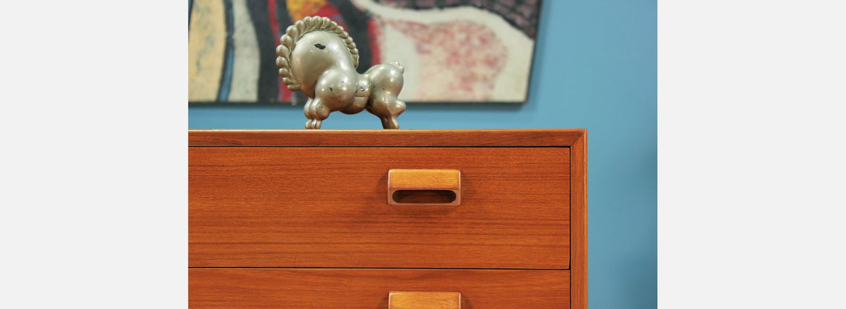 Børge Mogensen Teak & Oak Chest for Søborg Møbler