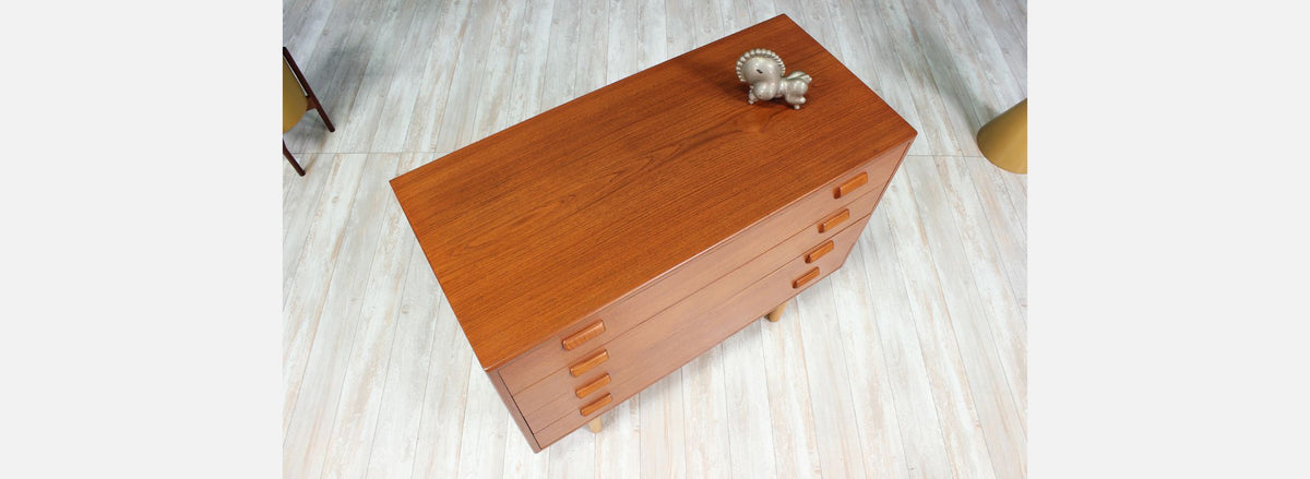 Børge Mogensen Teak & Oak Chest for Søborg Møbler