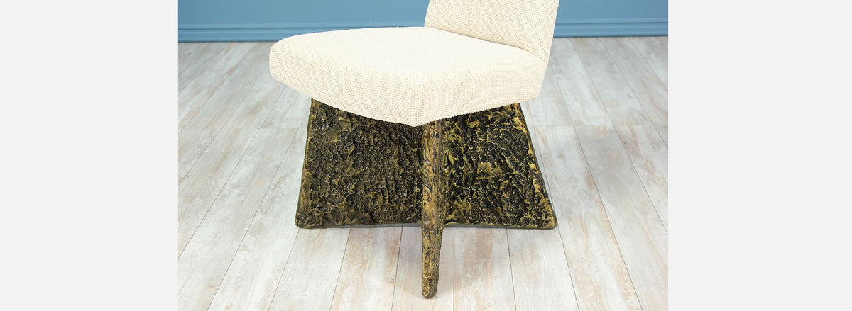 Adrian Pearsall Brutalist High-Back Dining Chairs for Craft Associates