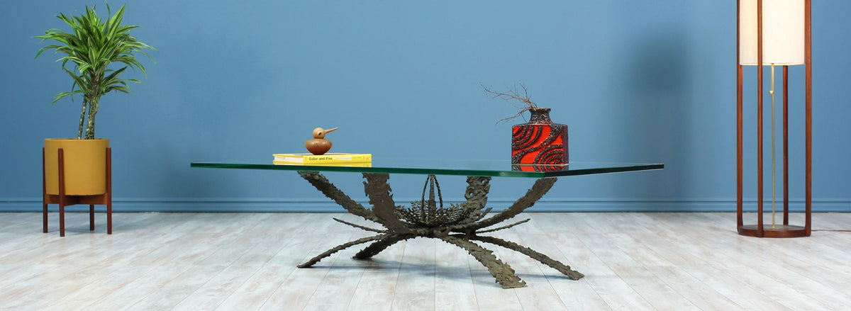 Daniel Gluck Abstract Bronze Coffee Table