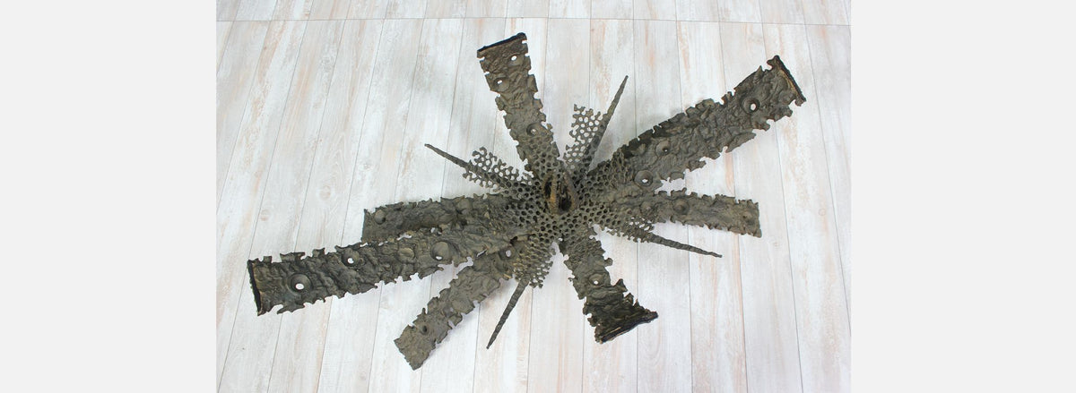 Daniel Gluck Abstract Bronze Coffee Table