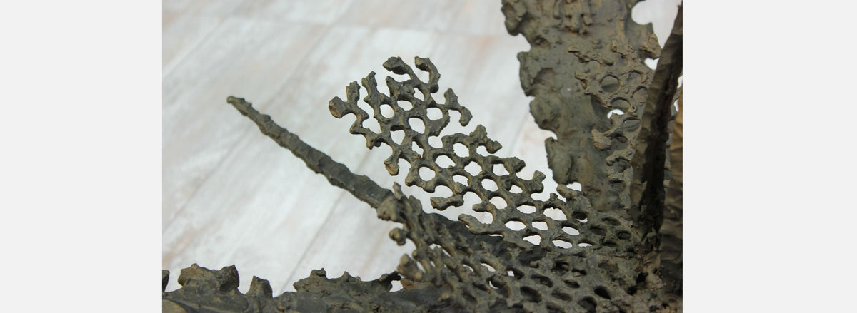 Daniel Gluck Abstract Bronze Coffee Table