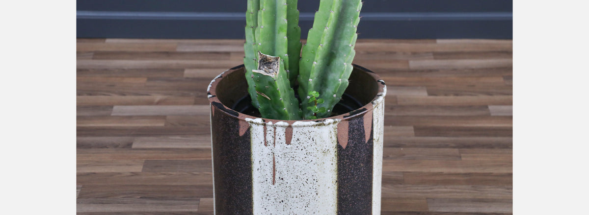 David Cressey & Robert Maxwell "Flame Glaze " Planter