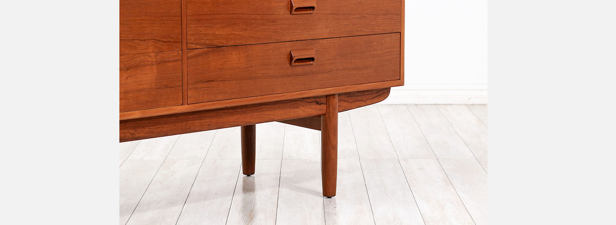 Børge Mogensen 8-Drawer Teak Dresser for Søborg Møbelfabrik