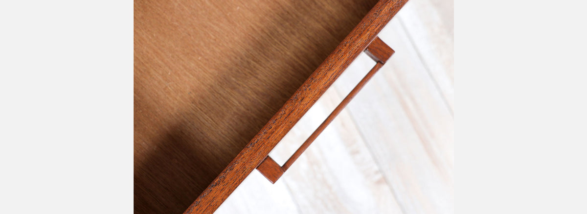 Henning Jensen & Torbin Valeur Executive Desk with Bookcase for Dyrlund