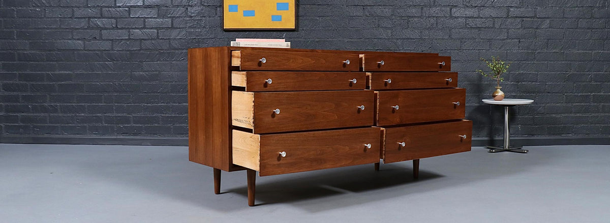 Walnut Dresser by Milo Baughman for Glenn of California