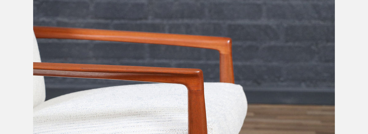 Folke Ohlsson Model 72-C Teak Lounge Chairs for Dux