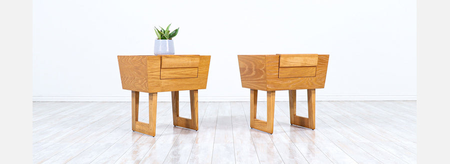 Mid-Century Modern Night Stands by Paul Laszlo for Brown Saltman
