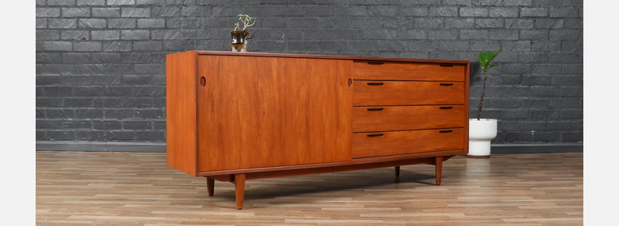 Ib Kofod-Larsen "Jutland" Teak Credenza for Brande Møbelfabrik