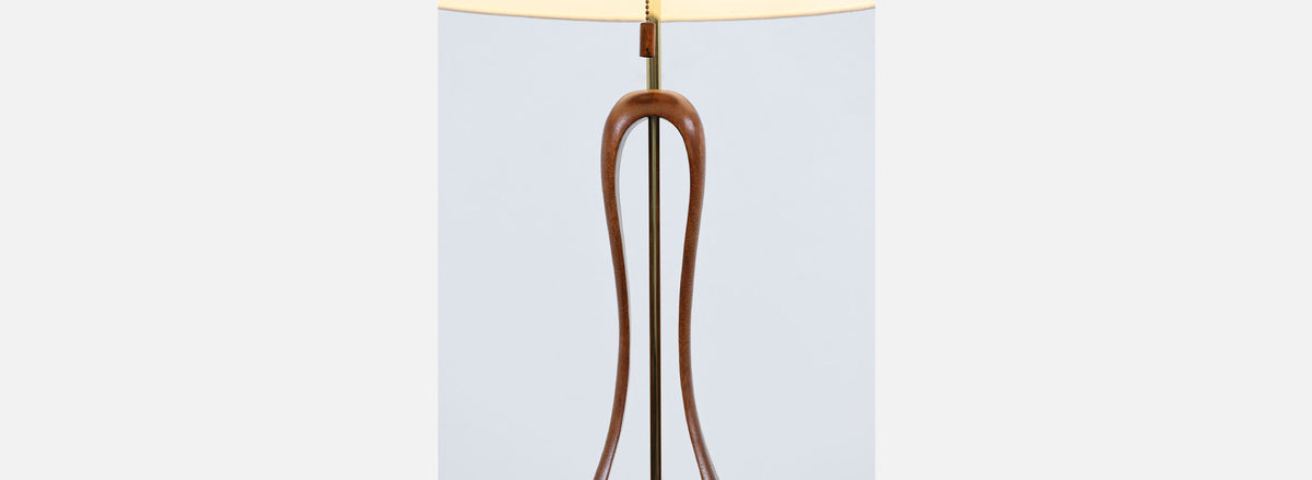 California Modern Sculpted Free-Form Table Lamp by Modeline of CA