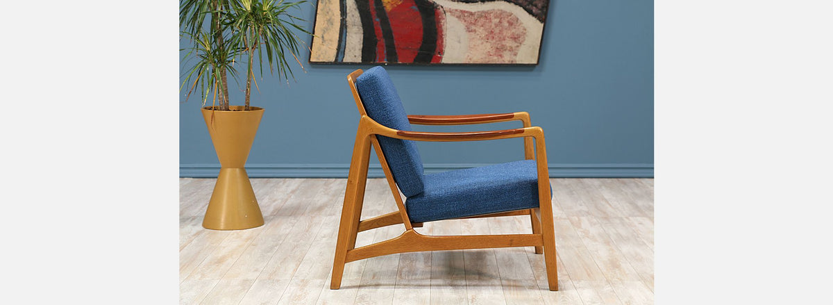 Tove & Edvard Kindt-Larsen Teak Lounge Chair for France & Daverkosen